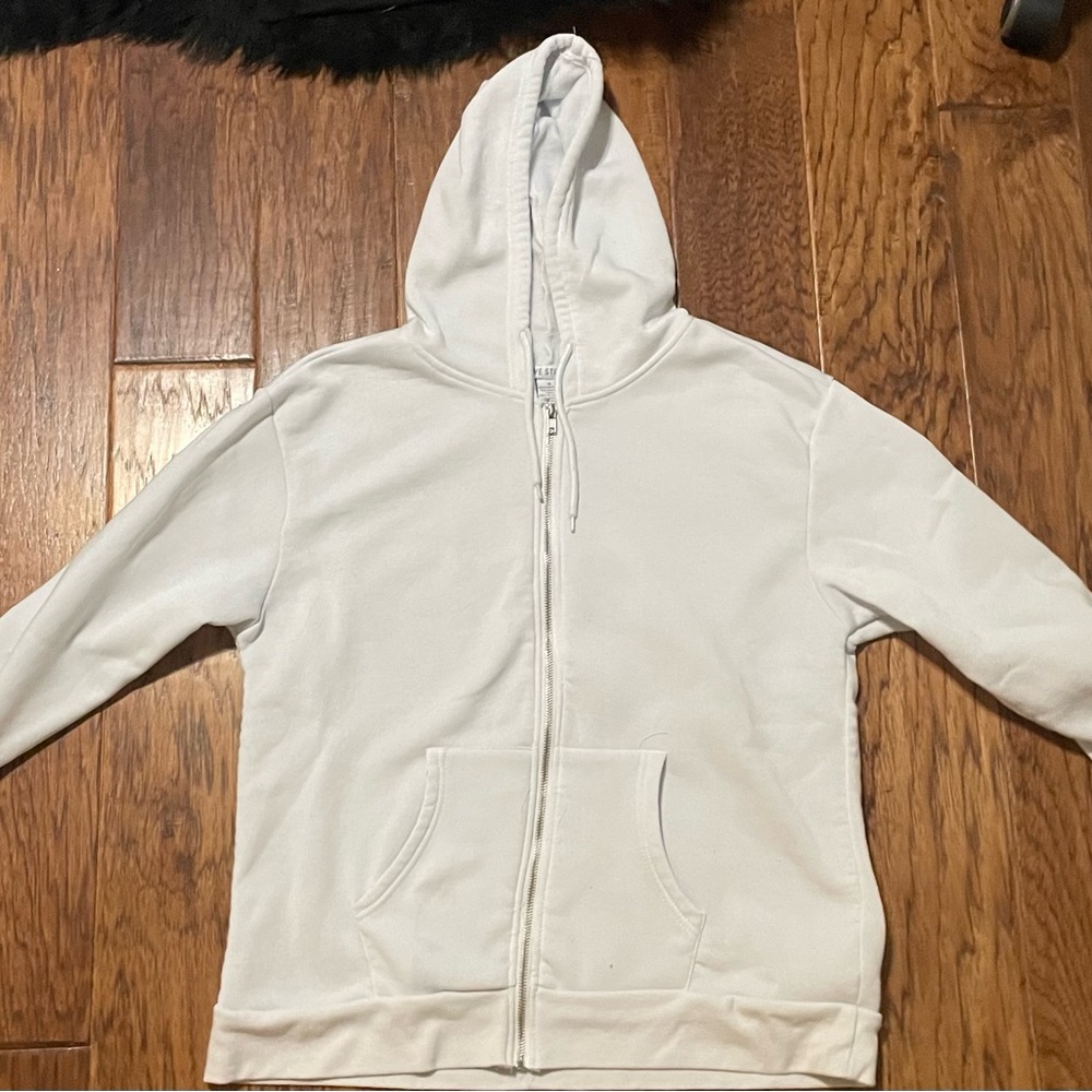 White Hoodie Jacket